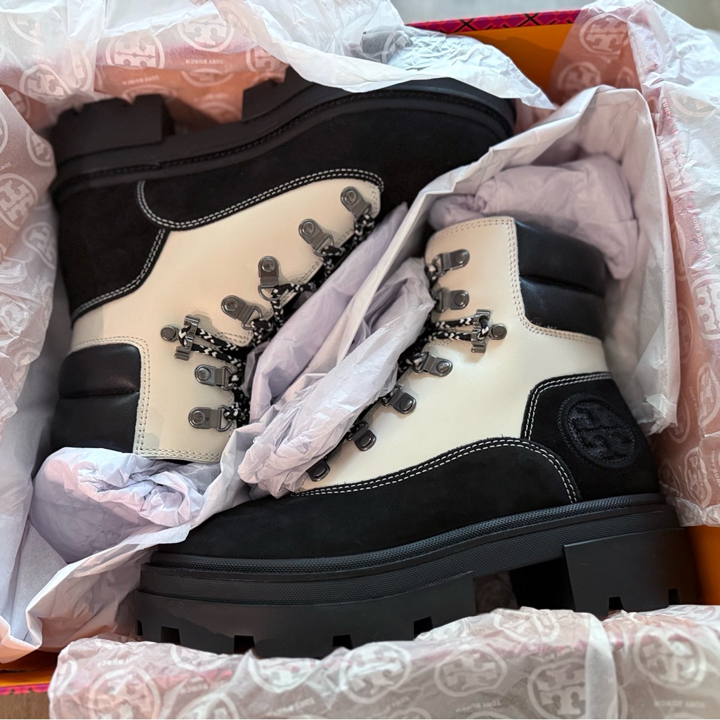 Tory Burch Millar Lug Hiking Boot - Limited Edition, Nwt Size 7.5